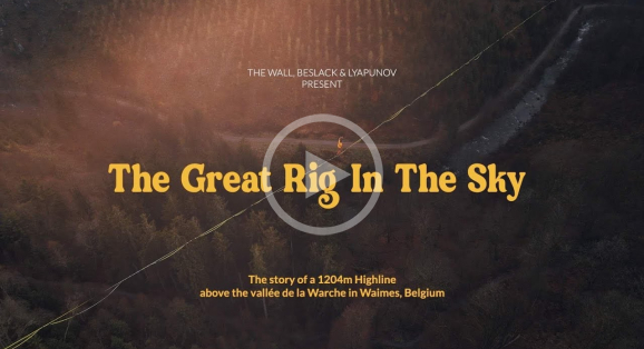 New Belgian highline record (1204m) - The Great Rig In The Sky